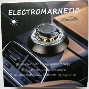 Black Car Aromatherapy Diffuser - Solar Kinetic Fragrance Dispenser